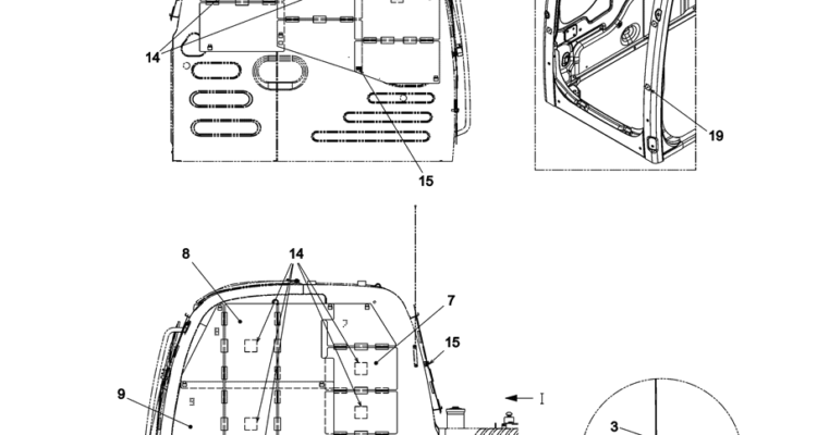 6.018(00) VANDALISM GUARDS 2 OF 2 YN25C00008F1-SK350-8 Kobelco Excavator Parts Number Electronic Catalog EPC Manuals