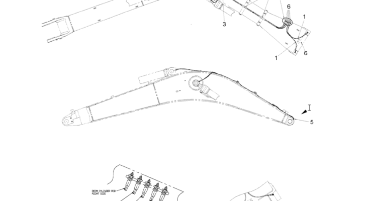 6.019(00) BOOM GROUP (MASS EXCAVATOR) LC02BU0017F1