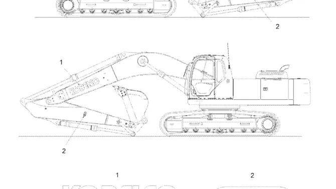 7.002(00) NAME PLATE INSTALLATION, BOOM LC22T00017F1-SK350-8 Kobelco Excavator Parts Number Electronic Catalog EPC Manuals