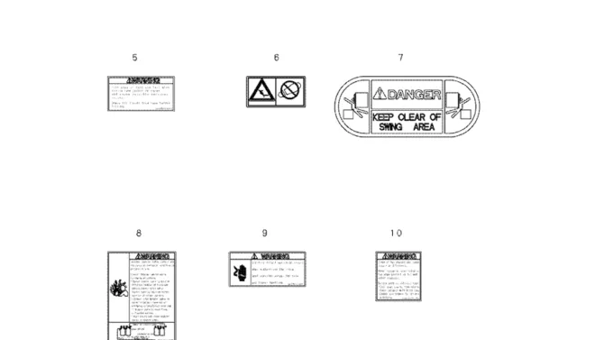 7.006(00) NAME PLATE , FRAME - LABELS YN22T00340F2 PAGE 1 OF 2-SK350-8 Kobelco Excavator Parts Number Electronic Catalog EPC Manuals