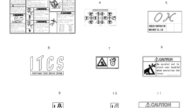 7.010(00) NAME PLATE - CAB, LABELS YN22T00341F1-SK350-8 Kobelco Excavator Parts Number Electronic Catalog EPC Manuals
