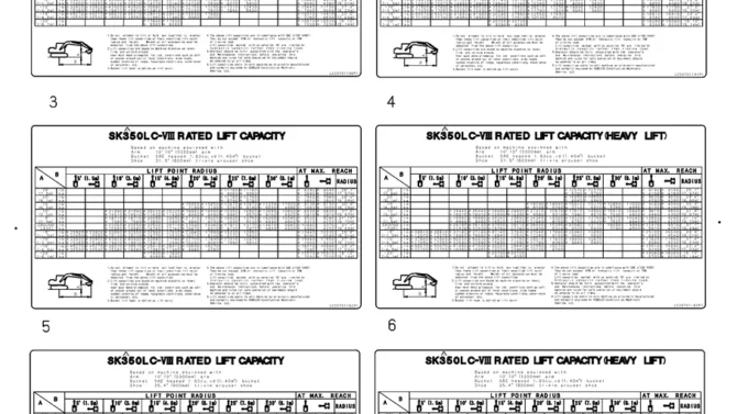 7.016(00) NAME PLATE INSTALLATION, LABEL LC22T00097F1-F3-SK350-8 Kobelco Excavator Parts Number Electronic Catalog EPC Manuals