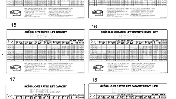 7.018(00) NAME PLATE INSTALLATION, LABEL LC22T00097F7-F9-SK350-8 Kobelco Excavator Parts Number Electronic Catalog EPC Manuals