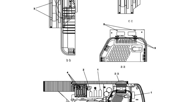 7.019(00) NAME PLATE INSTALLATION, (ANTI-SKID) LABEL LOCATION LC22T00091F1-SK350-8 Kobelco Excavator Parts Number Electronic Catalog EPC Manuals