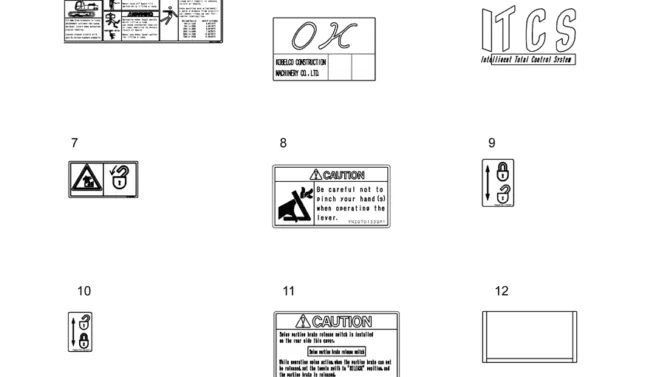 7.022(00) NAME PLATE INSTALLATION, (PATTERN CHANGE) YN22T00341F2-SK350-8 Kobelco Excavator Parts Number Electronic Catalog EPC Manuals