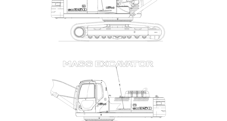 7.025(00) NAME PLATE INSTALLATION, (MASS EXCAVATOR) LC22TU0008F1-SK350-8 Kobelco Excavator Parts Number Electronic Catalog EPC Manuals