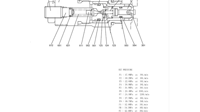 8.006(00) VALVE ASSY, PORT RELIEF YN22V00002F1-FJ (HC015)-SK350-8 Kobelco Excavator Parts Number Electronic Catalog EPC Manuals