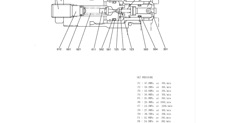 8.006(00) VALVE ASSY, PORT RELIEF YN22V00002F1 FJ (HC015)