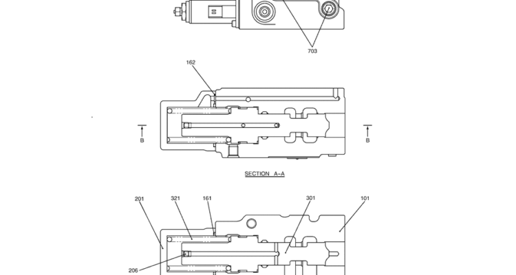 8.007(00) VALVE ASSY, CONTROL YN30V00104F1 (HC100)-SK350-8 Kobelco Excavator Parts Number Electronic Catalog EPC Manuals