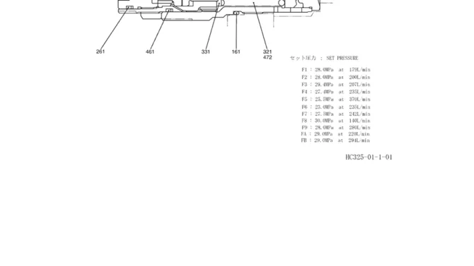 8.011(00) VALVE ASSY, RELIEF YN22V00014F1-FB (HC325)-SK350-8 Kobelco Excavator Parts Number Electronic Catalog EPC Manuals