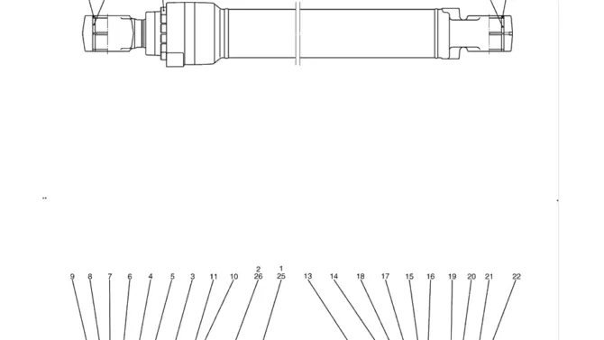 8.022(00) CYLINDER ASSY, BUCKET LC01V00055F1 (HC700)-SK350-8 Kobelco Excavator Parts Number Electronic Catalog EPC Manuals