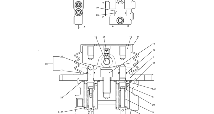 8.023(00) VALVE ASSY, PILOT YN30V00080F1 (HC825)-SK350-8 Kobelco Excavator Parts Number Electronic Catalog EPC Manuals