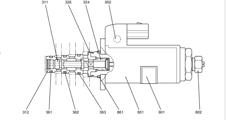 8.025(00) VALVE ASSY, SOLENOID YN35V00048F1 (HC851)-SK350-8 Kobelco Excavator Parts Number Electronic Catalog EPC Manuals