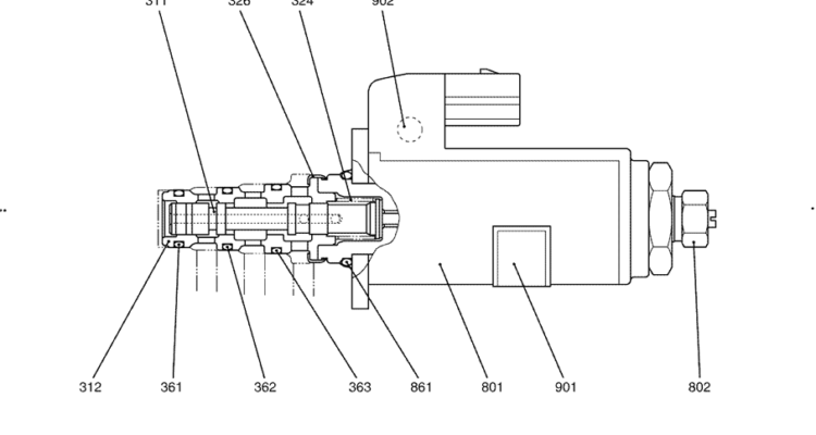 8.027(00) VALVE ASSY, SOLENOID YN35V00050F1 (HC853)-SK350-8 Kobelco Excavator Parts Number Electronic Catalog EPC Manuals