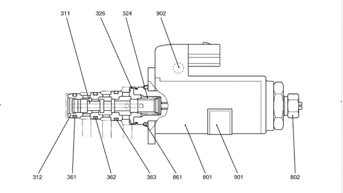 8.028(00) VALVE ASSY, SOLENOID YN35V00051F1 (HC854)-SK350-8 Kobelco Excavator Parts Number Electronic Catalog EPC Manuals