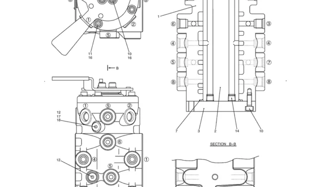 8.029(00) VALVE ASSY, SELECTOR YN30V00117F1 (HC880)-SK350-8 Kobelco Excavator Parts Number Electronic Catalog EPC Manuals