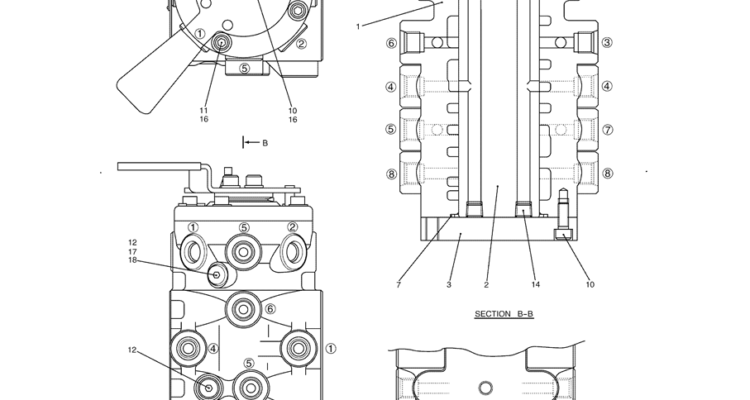 8.029(00) VALVE ASSY, SELECTOR YN30V00117F1 (HC880)-SK350-8 Kobelco Excavator Parts Number Electronic Catalog EPC Manuals
