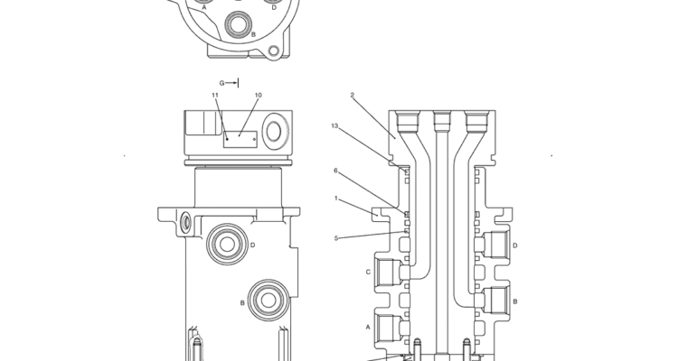 8.031(00) JOINT ASSY, SWIVEL YN55V00053F1 (HC930)-SK350-8 Kobelco Excavator Parts Number Electronic Catalog EPC Manuals