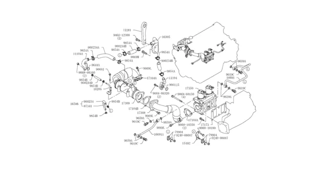 9.010(00) AIR INTAKE AND EXHAUST SYSTEM 13-20-2 (HINO ENGINE TYPE J08ETM-KSDA)-SK350-8 Kobelco Excavator Parts Number Electronic Catalog EPC Manuals