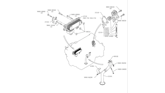 9.011(00) LUBRICATION SYSTEM 14-00 (HINO ENGINE TYPE J08ETM-KSDA)-SK350-8 Kobelco Excavator Parts Number Electronic Catalog EPC Manuals