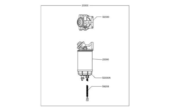 9.015(00) FUEL FILTER 15-54 (HINO ENGINE TYPE J08ETM-KSDA)-SK350-8 Kobelco Excavator Parts Number Electronic Catalog EPC Manuals
