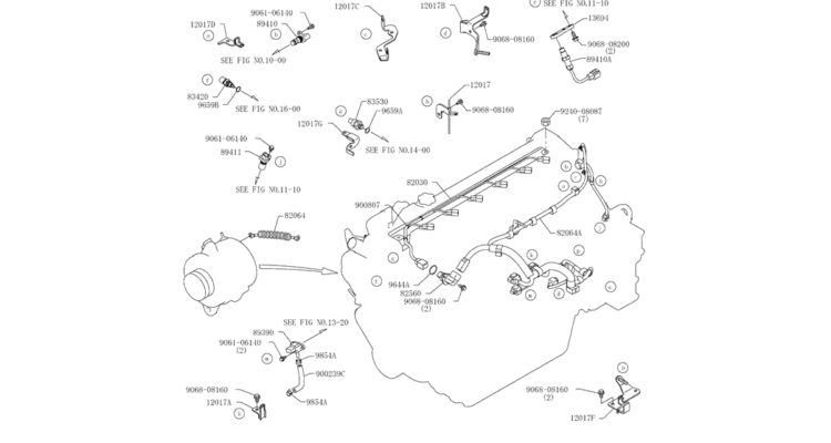 9.017(00) ELECTRICAL PARTS 18-10-1 (HINO ENGINE TYPE J08ETM-KSDA)-SK350-8 Kobelco Excavator Parts Number Electronic Catalog EPC Manuals