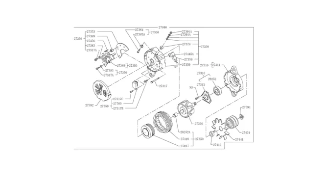 9.022(00) ALTERNATOR 19-04 (HINO ENGINE TYPE J08ETM-KSDA)-SK350-8 Kobelco Excavator Parts Number Electronic Catalog EPC Manuals