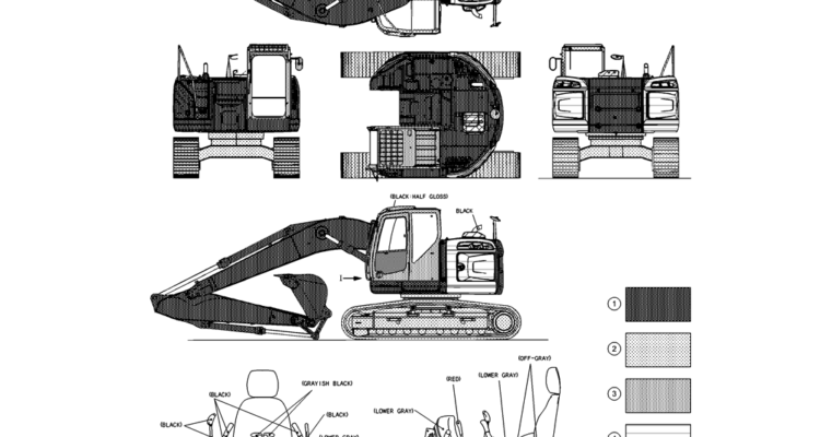 00-002(00)PAINT COLOR-SK235SR-2 SK235SRLC-2 SK235SR Kobelco Excavator Parts Number Electronic Catalog EPC Manuals
