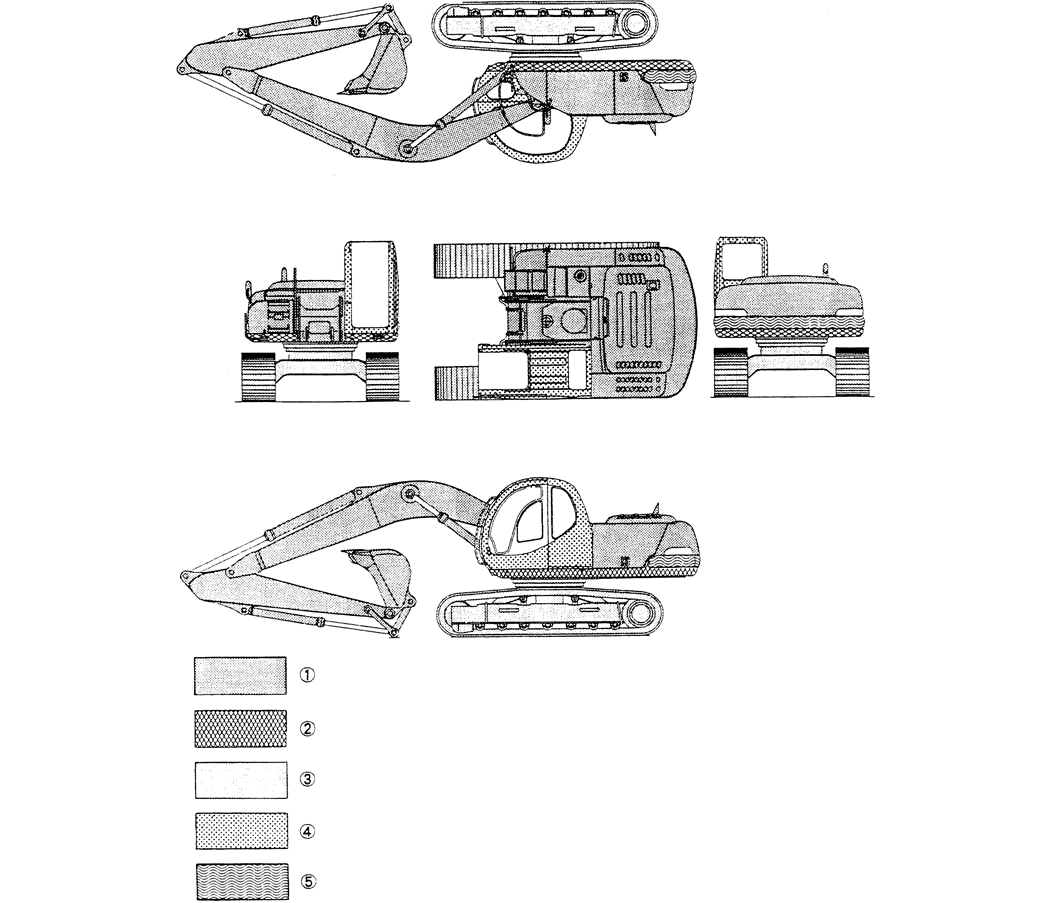 00-004 PAINT COLOR-Kobelco SK200-3 SK200LC-5 SK200 Excavator Parts Number Electronic Catalog EPC Manuals