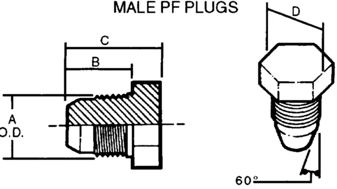 00-006 HYDRAULIC SERVICE COMPONENTS - MALE PF PLUGS-SK330LC-6E SK330-6E SK350LC-6E Kobelco Excavator Parts Number Electronic Catalog EPC Manuals