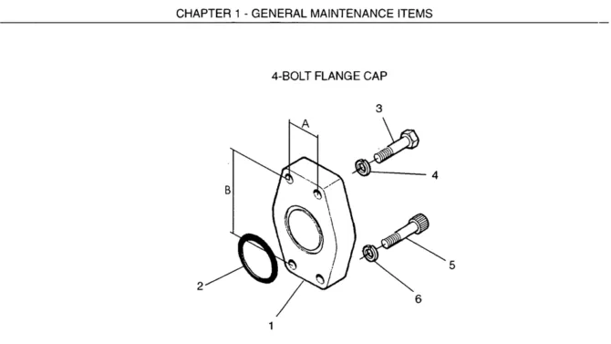 00-008 HYDRAULIC SERVICE COMPONENTS--4-BOLT FLANGE CAPS-Kobelco SK480LC-6E SK480-6S SK480LC-6 SK450-6 Excavator Parts Number Electronic Catalog EPC Manuals