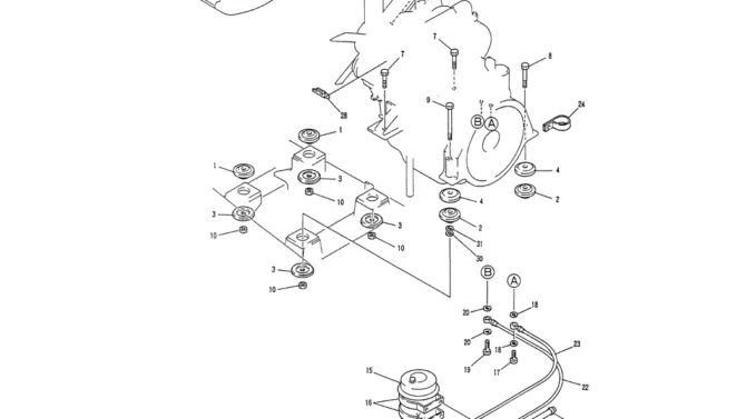 01-005 ENGINE INSTAL-Kobelco SK120LC-5 SK120-V SK120LC-3 Excavator Parts Number Electronic Catalog EPC Manuals
