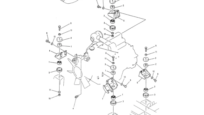 01-005 ENGINE INSTAL-Kobelco SK200-3 SK200LC-5 SK200 Excavator Parts Number Electronic Catalog EPC Manuals