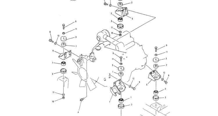 01-005 ENGINE INSTAL-Kobelco SK200-3 SK200LC-5 SK200 Excavator Parts Number Electronic Catalog EPC Manuals