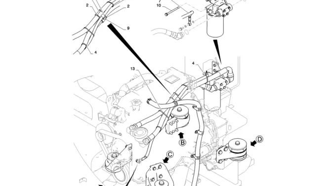 01-005(01)ENGINE INSTALL-SK235SR-2 SK235SRLC-2 SK235SR Kobelco Excavator Parts Number Electronic Catalog EPC Manuals