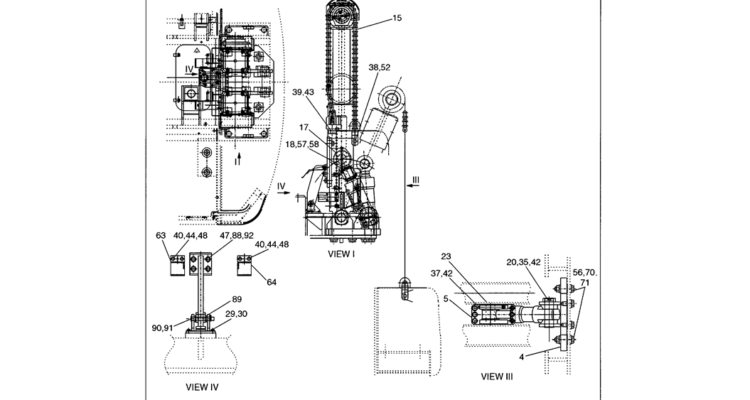 01-005(02) COUNTERWEIGHT REMOVAL SYSTEM, (LS61C00001F3)-Kobelco SK480LC-6E SK480-6S SK480LC-6 SK450-6 Excavator Parts Number Electronic Catalog EPC Manuals