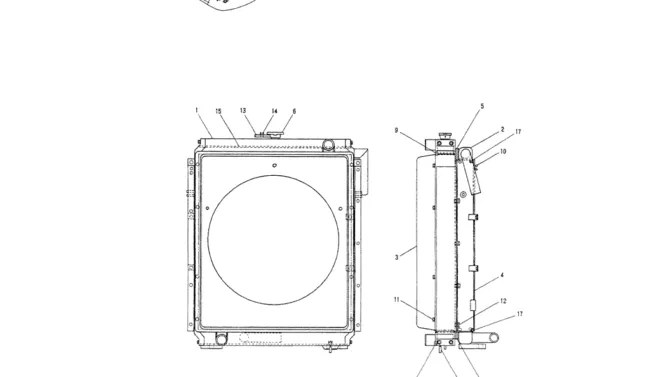 01-007 RADIATOR ASSY-Kobelco SK200-3 SK200LC-5 SK200 Excavator Parts Number Electronic Catalog EPC Manuals