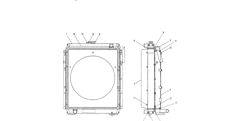 01-007 RADIATOR ASSY-Kobelco SK200-3 SK200LC-5 SK200 Excavator Parts Number Electronic Catalog EPC Manuals