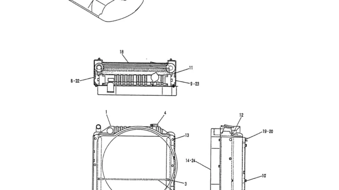 01-008 RADIATOR ASSY-Kobelco SK120LC-5 SK120-V SK120LC-3 Excavator Parts Number Electronic Catalog EPC Manuals