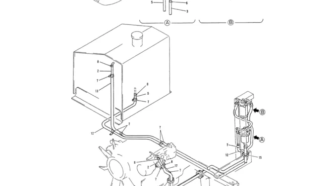 01-010 FUEL LINES-Kobelco SK200-3 SK200LC-5 SK200 Excavator Parts Number Electronic Catalog EPC Manuals