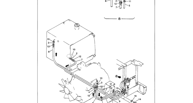 01-010 FUEL LINES-SK330LC-6E SK330-6E SK350LC-6E Kobelco Excavator Parts Number Electronic Catalog EPC Manuals