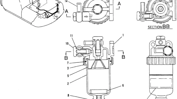 01-011 FILTER ASSY, P/N 2446U180F2-Kobelco SK200-3 SK200LC-5 SK200 Excavator Parts Number Electronic Catalog EPC Manuals