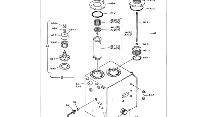 01-013 HYDRAULIC TANK ASSEMBLY P/N LC33H00020F3-SK330LC-6E SK330-6E SK350LC-6E Kobelco Excavator Parts Number Electronic Catalog EPC Manuals