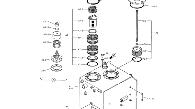 01-014 HYDRAULIC TANK ASSEMBLY, P/N LC33H00020F6-SK330LC-6E SK330-6E SK350LC-6E Kobelco Excavator Parts Number Electronic Catalog EPC Manuals