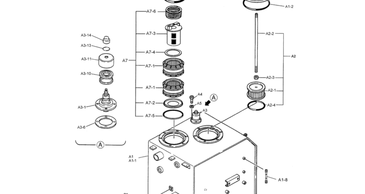 01-014 HYDRAULIC TANK ASSEMBLY, P/N LC33H00020F6-SK330LC-6E SK330-6E SK350LC-6E Kobelco Excavator Parts Number Electronic Catalog EPC Manuals