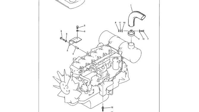 01-014 MUFFLER ASSY-Kobelco SK480LC-6E SK480-6S SK480LC-6 SK450-6 Excavator Parts Number Electronic Catalog EPC Manuals