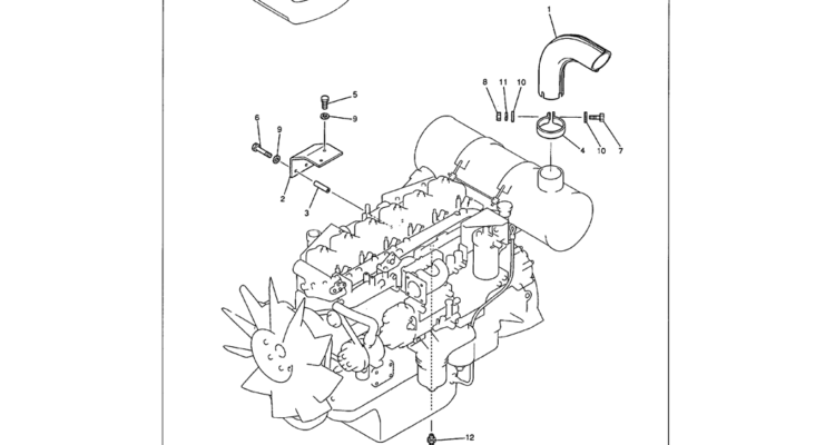 01-014 MUFFLER ASSY-Kobelco SK480LC-6E SK480-6S SK480LC-6 SK450-6 Excavator Parts Number Electronic Catalog EPC Manuals