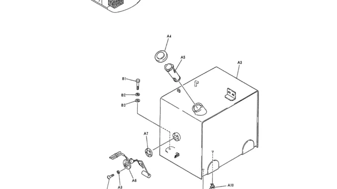 01-014 TANK ASSY, FUEL (P/N-YW20P00023F3)-Kobelco SK120LC-5 SK120-V SK120LC-3 Excavator Parts Number Electronic Catalog EPC Manuals