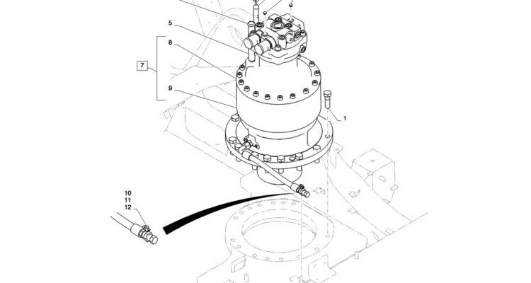 01-016(01)SWING MOTOR INSTALL-SK235SR-2 SK235SRLC-2 SK235SR Kobelco Excavator Parts Number Electronic Catalog EPC Manuals