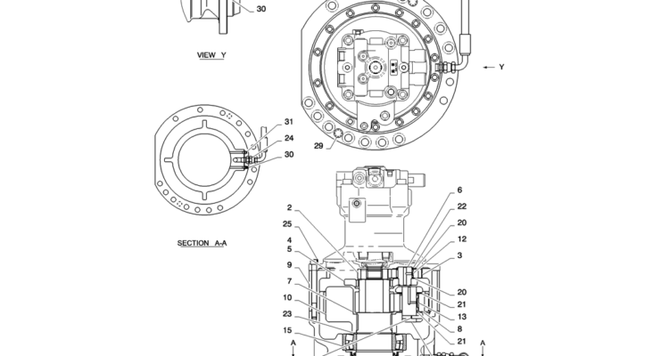 01 016(04)SWING MOTOR INSTALL